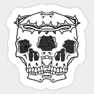 messenger  duality skull Sticker